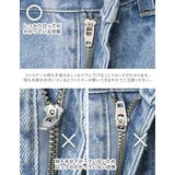 [低身長/高身長サイズ有]ウエスト折り返しフリンジタックワイドデニムパンツ | Re:EDIT | 詳細画像23 