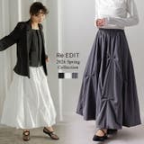 [2026S S COLLECTION]ツマミタックデザインタフタバルーンスカー… | Re:EDIT | 詳細画像1 