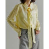 イエロー(510) | [2026S S COLLECTION]マルチウェイドットor無地リボンタイ付き… | Re:EDIT