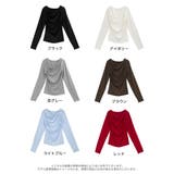 [2026S S COLLECTION]アンチピリングカシュクールドレープトップ… | Re:EDIT | 詳細画像18 
