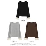 アンチピリング袖シアーフレアトップス | Re:EDIT | 詳細画像18