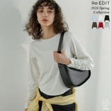 [2026S S COLLECTION]アンチピリング袖シャーリングラウンドヘム… | Re:EDIT | 詳細画像1 