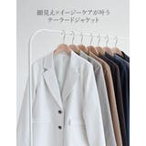 ストレッチミックスツイルシングルテーラードジャケット | Re:EDIT | 詳細画像2 