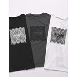 [UVカット][接触冷感]レース刺繍ロゴTシャツ | Re:EDIT | 詳細画像2 
