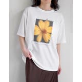 イエロー(510) | [UVカット][接触冷感]フラワーフォトＴシャツ | Re:EDIT