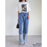 [UVカット][接触冷感]フラワーフォトＴシャツ | Re:EDIT | 詳細画像17 