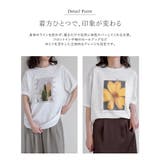 [UVカット][接触冷感]フラワーフォトＴシャツ | Re:EDIT | 詳細画像9 