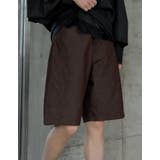 ブラウン(505) | [2026S/S COLLECTION]コットン混デニムハーフパンツ | Re:EDIT