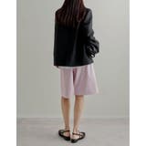 [2026S/S COLLECTION]コットン混デニムハーフパンツ | Re:EDIT | 詳細画像12 