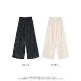 フラワーオーガンジーイージーワイドパンツ | Re:EDIT | 詳細画像16