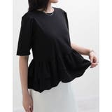 [接触冷感][UVカット][アンチピリング]ランダムフリルヘム半袖Tシャツ | Re:EDIT | 詳細画像37 