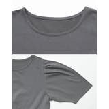 [接触冷感][UVカット][アンチピリング]ランダムフリルヘム半袖Tシャツ | Re:EDIT | 詳細画像39 