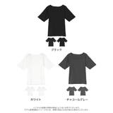 [汗じみ防止][乾燥機対応][UVカット]選べるネックデザインリブカットソー半袖… | Re:EDIT | 詳細画像18 