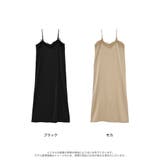 [低身長サイズ有]サテンレースVネックキャミワンピース | Re:EDIT | 詳細画像17 