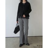 [2026AW COLLECTION]アルパカタッチVネックリブニットぺプラムカ… | Re:EDIT | 詳細画像13 