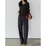 [2026AW COLLECTION]アルパカタッチVネックリブニットぺプラムカ… | Re:EDIT | 詳細画像24 