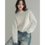 [TREND ITEM COLLECTION]ウェーブブラッシュシャギーニットト… | Re:EDIT | 詳細画像7 