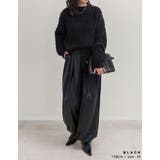 [TREND ITEM COLLECTION]ウェーブブラッシュシャギーニットト… | Re:EDIT | 詳細画像24 