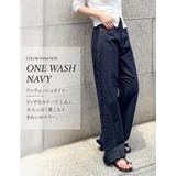 [低身長/大きいサイズ有]ウエストシェイプバレルレッグデニムパンツ | Re:EDIT | 詳細画像10 