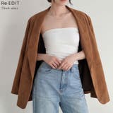 カップ付きベアトップ | Re:EDIT | 詳細画像1 
