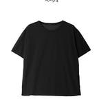 Black | ベーシックトレンドシアーのシンプルTシャツ | sun eight