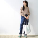 袖ボタン付ドルマンニットトップス | GeeRA | 詳細画像22