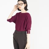 袖ボタン付ドルマンニットトップス | GeeRA | 詳細画像43