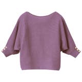 袖ボタン付ドルマンニットトップス | GeeRA | 詳細画像67