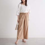 麻入りリラックスワイドパンツ | GeeRA | 詳細画像26