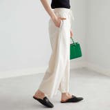 麻入りリラックスワイドパンツ | GeeRA | 詳細画像15