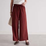 麻入りリラックスワイドパンツ | GeeRA | 詳細画像61