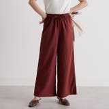 麻入りリラックスワイドパンツ | GeeRA | 詳細画像60