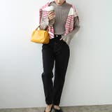 プリーツ付ハイネックリブニットトップス | GeeRA | 詳細画像34 