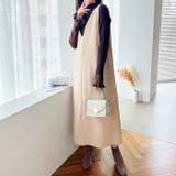 プリーツ付ハイネックリブニットトップス | GeeRA | 詳細画像42 