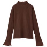 プリーツ付ハイネックリブニットトップス | GeeRA | 詳細画像81 