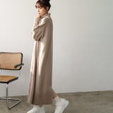 バックスリットタートルニットワンピース | GeeRA | 詳細画像9 