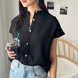 コットンライクフレンチスリーブブラウス | GeeRA | 詳細画像2