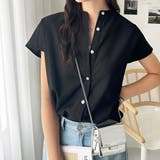 コットンライクフレンチスリーブブラウス | GeeRA | 詳細画像3