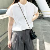 コットンライクフレンチスリーブブラウス | GeeRA | 詳細画像13