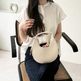 オフホワイト | コットンライクフレンチスリーブブラウス | GeeRA