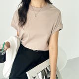 綿100%フレンチスリーブチュニックTシャツ | GeeRA | 詳細画像14