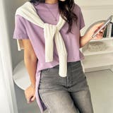 綿100%フレンチスリーブチュニックTシャツ | GeeRA | 詳細画像25