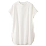 綿100%フレンチスリーブチュニックTシャツ | GeeRA | 詳細画像46