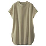 綿100%フレンチスリーブチュニックTシャツ | GeeRA | 詳細画像48