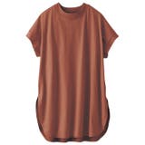 綿100%フレンチスリーブチュニックTシャツ | GeeRA | 詳細画像49