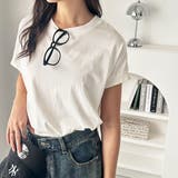オフホワイト | 綿100%フレンチスリーブチュニックTシャツ | GeeRA