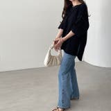 綿100%ビッグシルエットステッチTシャツ<夏服・無地> | GeeRA | 詳細画像8