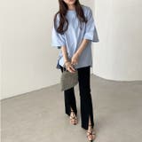 綿100%ビッグシルエットステッチTシャツ<夏服・無地> | GeeRA | 詳細画像24