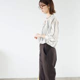 タックデザインスキッパーブラウス（七分袖） | GeeRA | 詳細画像38 