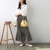 タックデザインスキッパーブラウス（七分袖） | GeeRA | 詳細画像10 